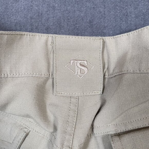 Tru-Spec Mens Khaki Cargo Pants US 36/30 Lightweight Durable Polyester Cotton - Picture 10 of 13